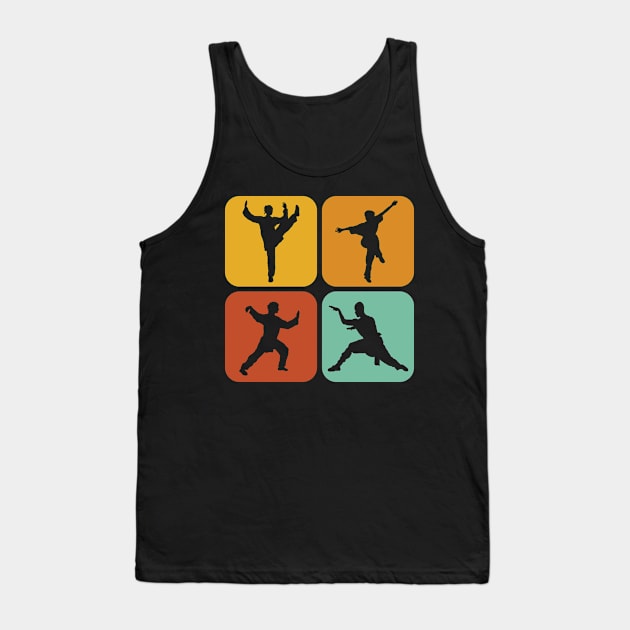 Retro Wushu I Martial Arts I Yin Yang I Qigong I Wushu Tank Top by Shirtjaeger